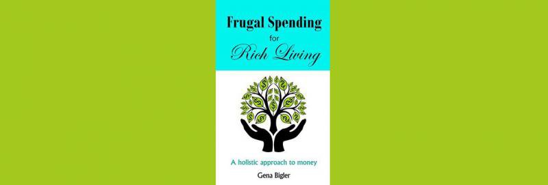 Gena Bigler discusses and signs “Frugal Spending for Rich Living”